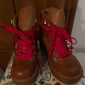 Jeffrey Campbell Wedge Platform Lace Up Ankle Boot